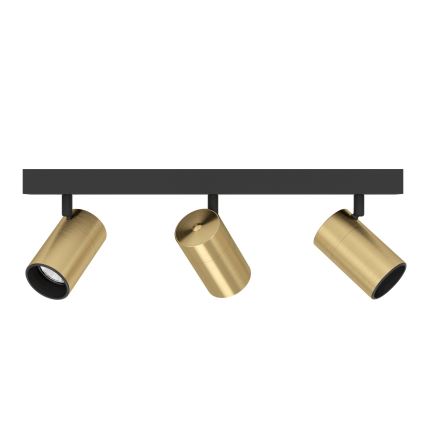 Eglo - LED-Strahler 3xGU10/4,5W/230V 3000K schwarz/golden
