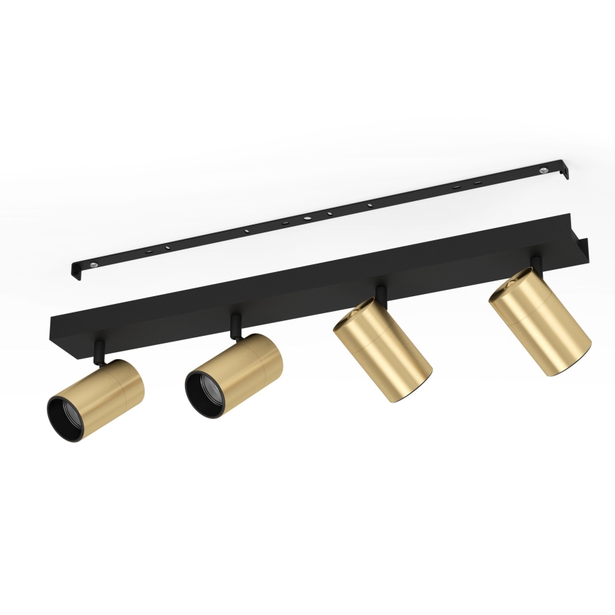 Eglo - LED-Strahler 4xGU10/4,5W/230V 3000K schwarz/golden
