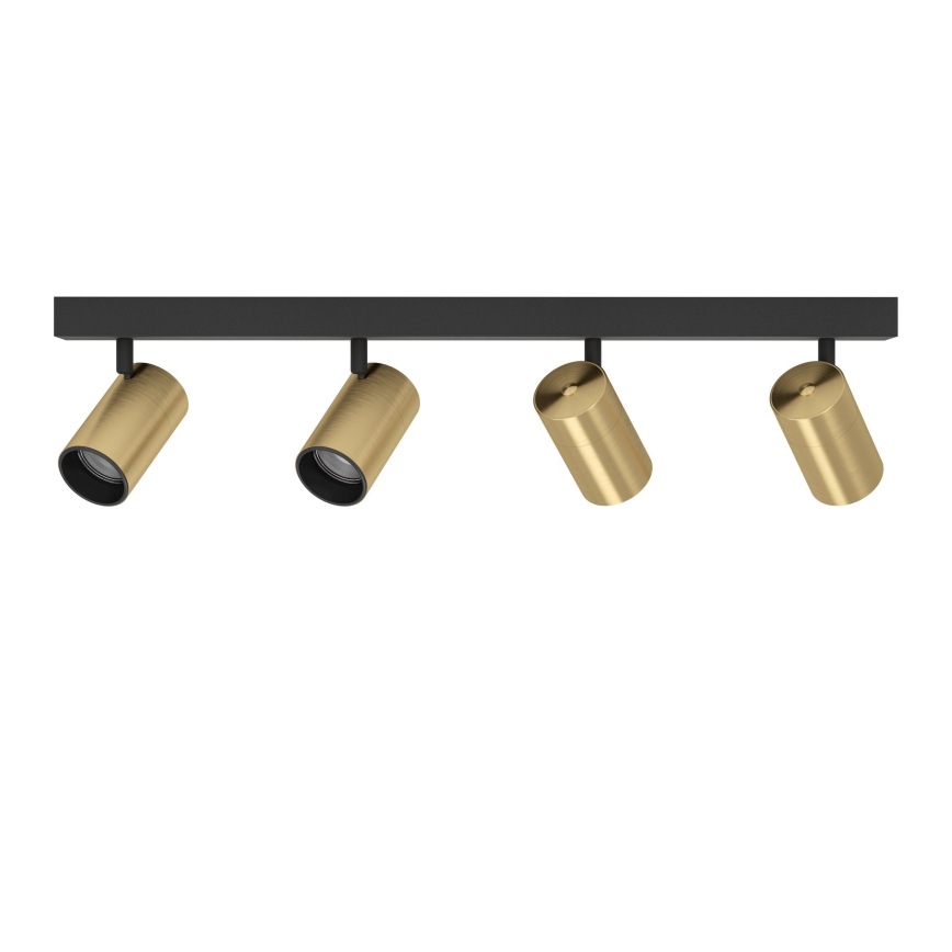 Eglo - LED-Strahler 4xGU10/4,5W/230V 3000K schwarz/golden