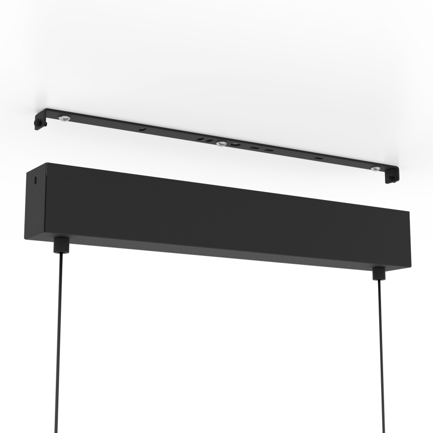 Eglo - Dimmbare LED-Hängeleuchte 2xLED/12,5W/230V + LED/15,5W 3000K schwarz