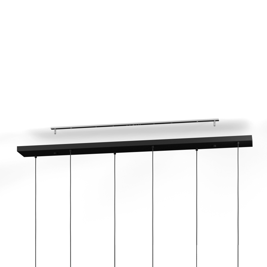 Eglo - Hängeleuchte 6xE27/40W/230V schwarz