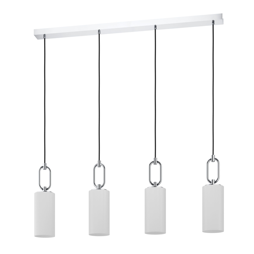 Eglo - Hängeleuchte 4xE27/40W/230V glänzendes Chrom