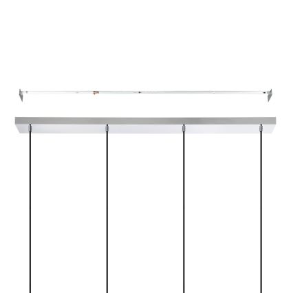Eglo - Hängeleuchte 4xE27/40W/230V glänzendes Chrom