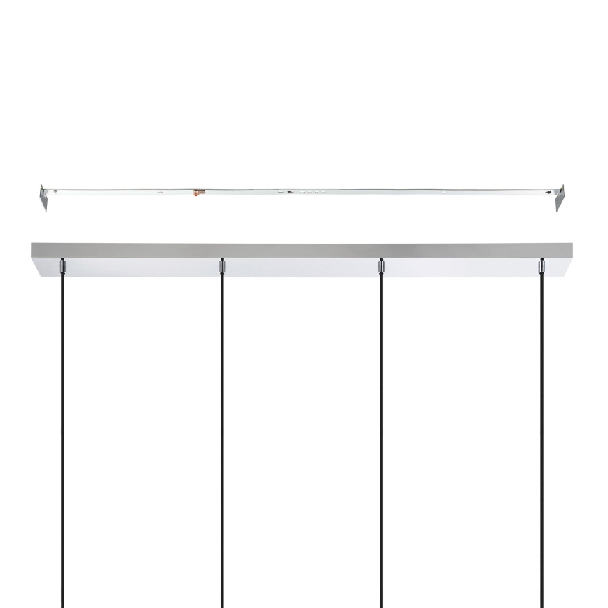 Eglo - Hängeleuchte 4xE27/40W/230V glänzendes Chrom