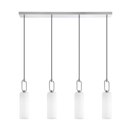 Eglo - Hängeleuchte 4xE27/40W/230V glänzendes Chrom