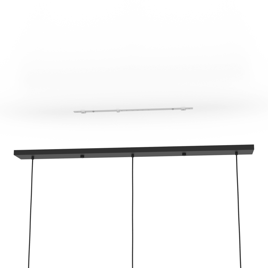 Eglo - Hängeleuchte 3xE27/40W/230V schwarz