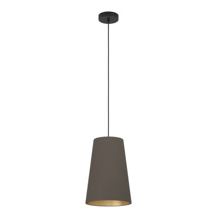 Eglo - Hängeleuchte 1xE27/40W/230V braun