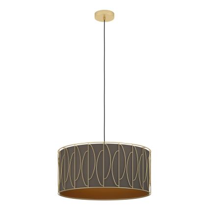 Eglo - Hängeleuchte 1xE27/40W/230V golden/braun