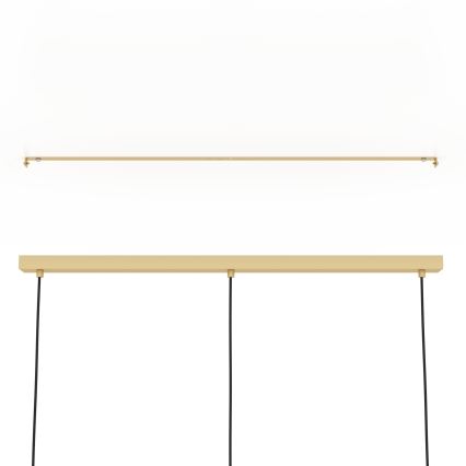 Eglo - Hängeleuchte 3xE27/40W/230V golden/braun