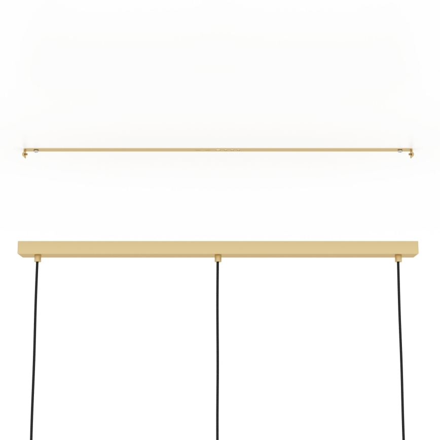 Eglo - Hängeleuchte 3xE27/40W/230V golden/braun