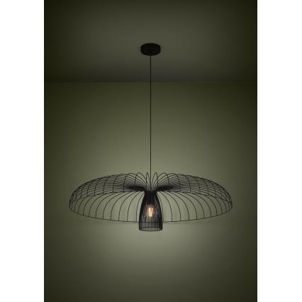Eglo - Hängeleuchte 1xE27/60W/230V d 98,5 cm schwarz