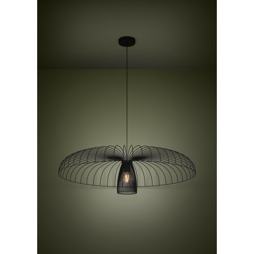 Eglo - Hängeleuchte 1xE27/60W/230V d 98,5 cm schwarz