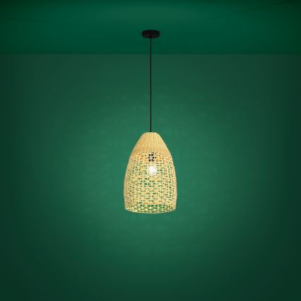 Eglo - Hängeleuchte 1xE27/40W/230V d 35 cm Bambus