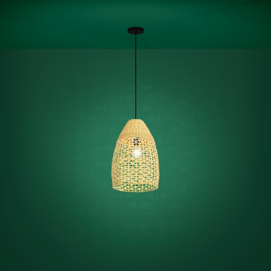 Eglo - Hängeleuchte 1xE27/40W/230V d 35 cm Bambus