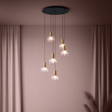 Eglo 390279 - Dimmbare LED-Hängeleuchte 6xLED/5,4W/230V 3000K d 54 cm golden