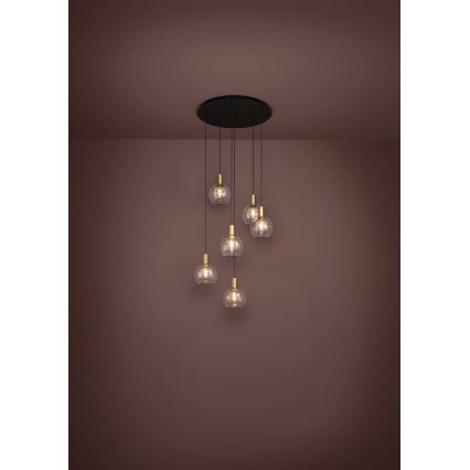 Eglo 390279 - Dimmbare LED-Hängeleuchte 6xLED/5,4W/230V 3000K d 54 cm golden