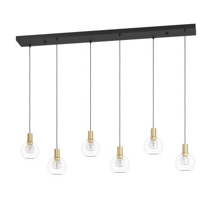 Eglo - Dimmbare LED-Hängeleuchte 6xLED/5,4W/230V 3000K golden