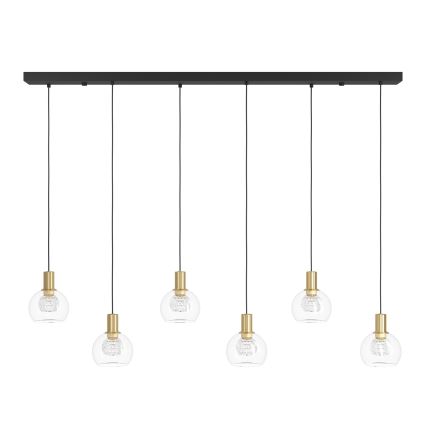 Eglo - Dimmbare LED-Hängeleuchte 6xLED/5,4W/230V 3000K golden