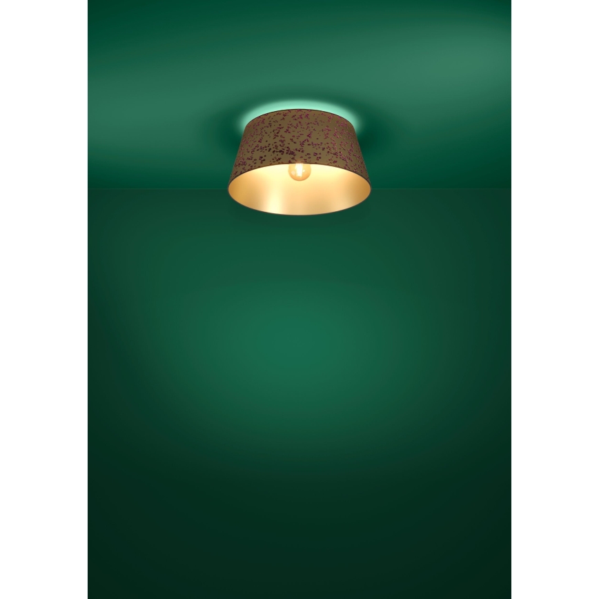 Eglo - Deckenleuchte 1xE27/25W/230V golden/rosa