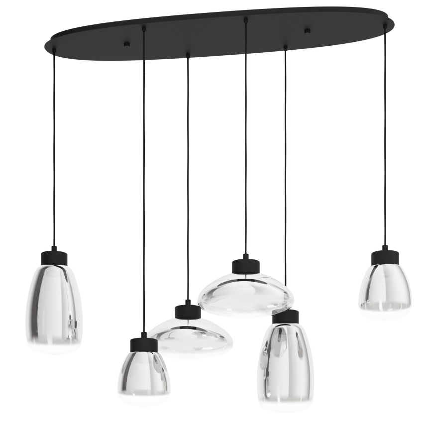 Eglo - Dimmbare LED-Hängeleuchte 6xLED/5,4W/230V 2700K rauchig