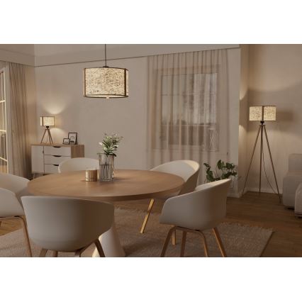 Eglo - Tischleuchte 1xE27/25W/230V beige
