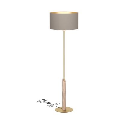 Eglo - Stehleuchte 1xE27/40W/230V braun/golden