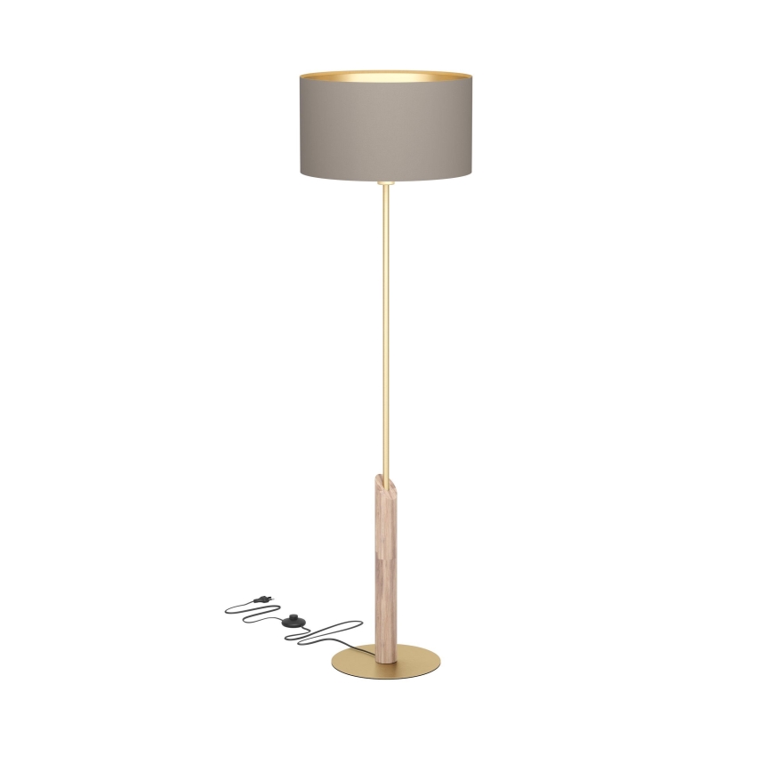 Eglo - Stehleuchte 1xE27/40W/230V braun/golden