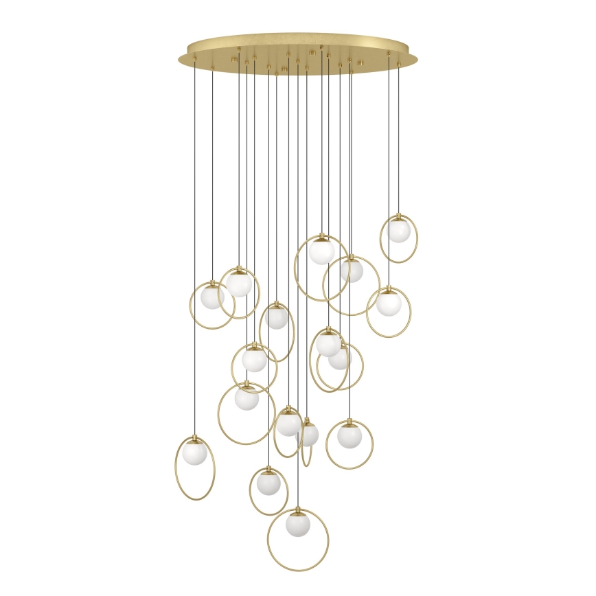 Eglo - Dimmbare LED-Hängeleuchte 17xLED/3W/230V 3000K d 78 cm golden