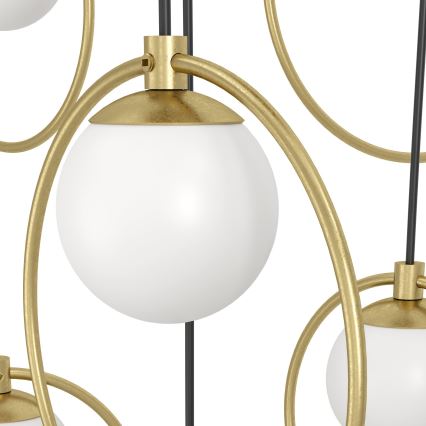 Eglo - Dimmbare LED-Hängeleuchte 17xLED/3W/230V 3000K golden