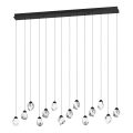 Eglo 390358 - Dimmbare LED-Hängeleuchte SINDICAT 14xLED/3W/230V schwarz/klar
