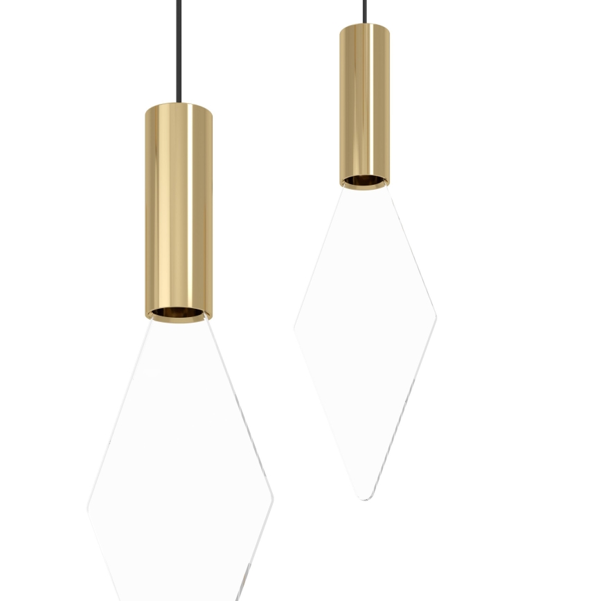 Eglo - Dimmbare LED-Hängeleuchte 16xLED/3,3W/230V 3000K d 78 cm golden