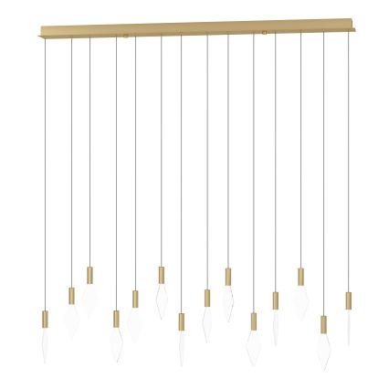 Eglo - Dimmbare LED-Hängeleuchte 14xLED/3,3W/230V 3000K golden