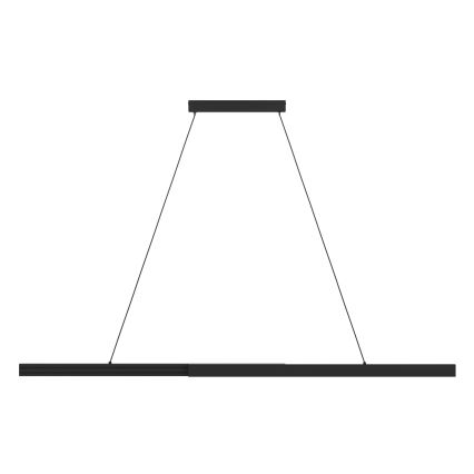 Eglo - LED dimmbare Hängeleuchte an Seil LED/20W/230V 3000K schwarz