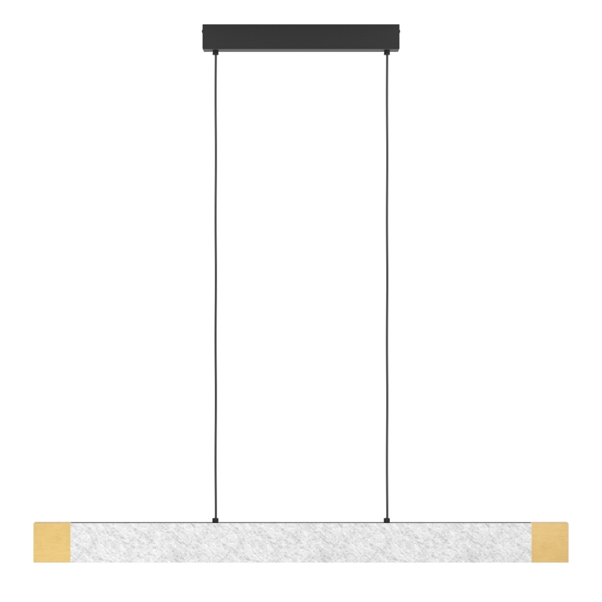 Eglo - Dimmbare LED-Hängeleuchte LED/22,2W/230V 3000K braun/grau