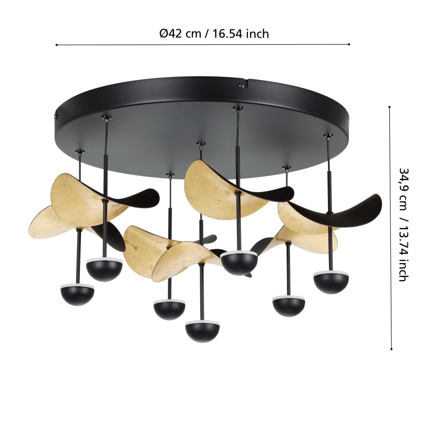 Eglo - Dimmbare LED-Deckenleuchte 7xLED/2,3W/230V 3000K