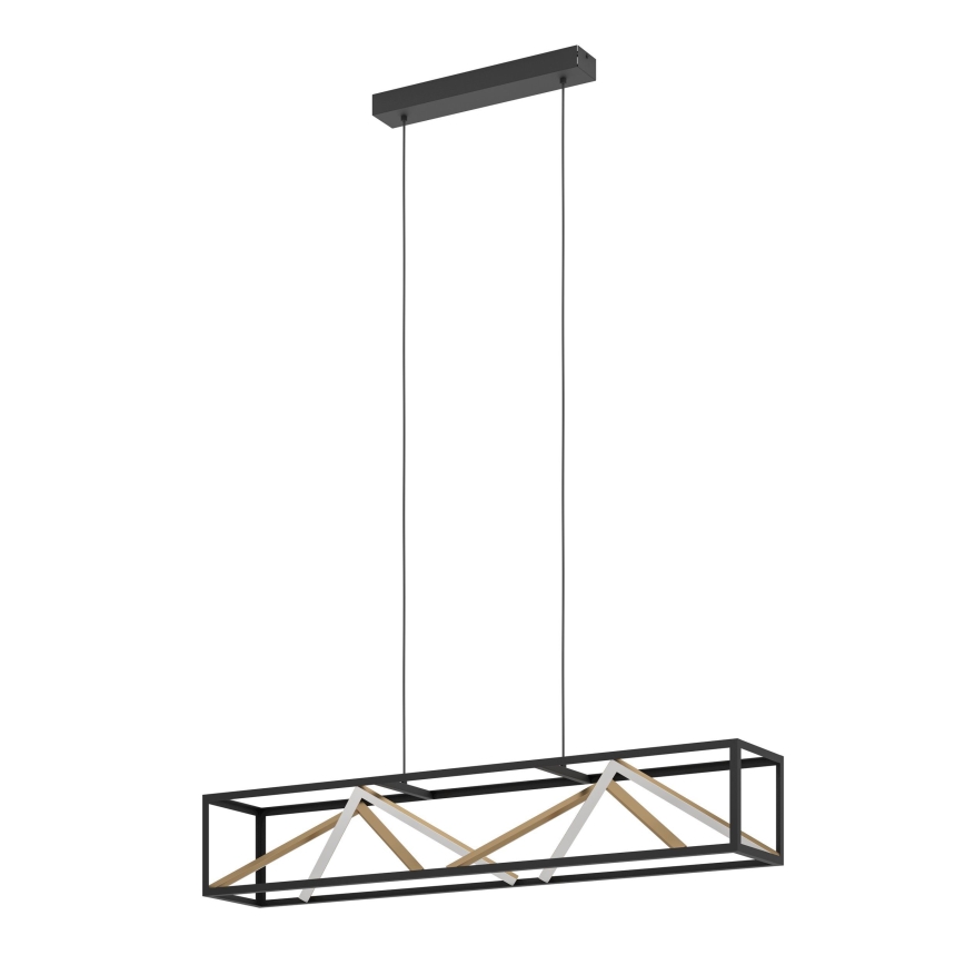 Eglo - Dimmbare LED-Hängeleuchte LED/46W/230V 2700-6500K schwarz/golden + Fernbedienung