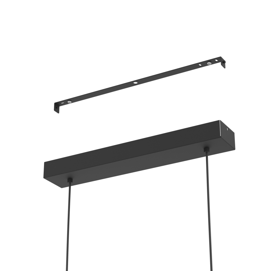 Eglo - Dimmbare LED-Hängeleuchte LED/46W/230V 2700-6500K schwarz/golden + Fernbedienung