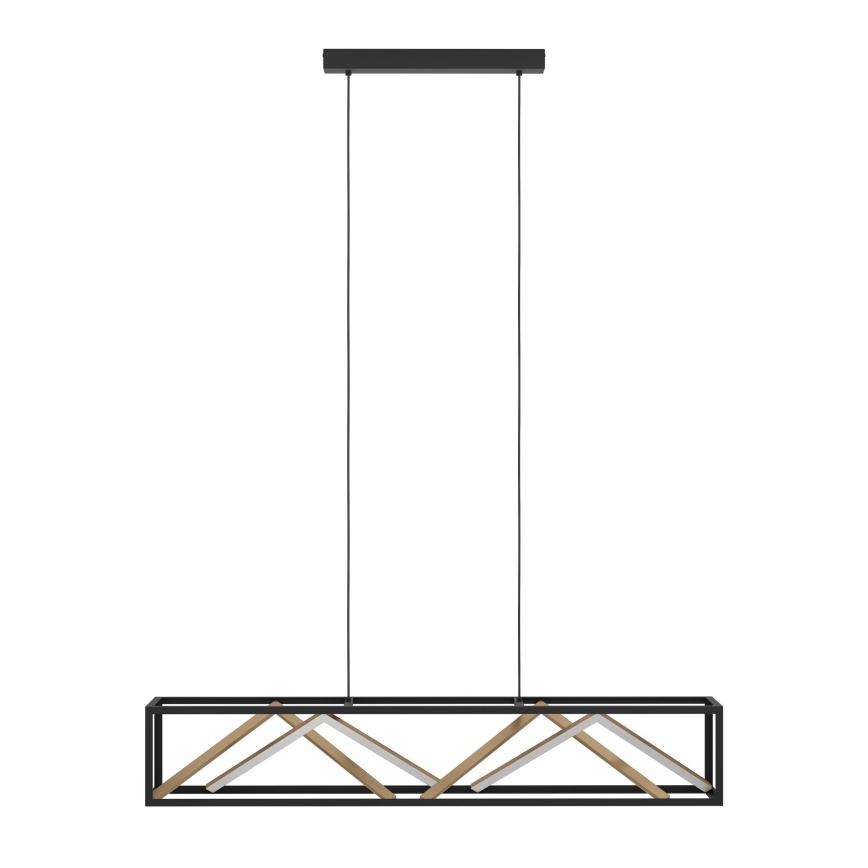 Eglo - Dimmbare LED-Hängeleuchte LED/46W/230V 2700-6500K schwarz/golden + Fernbedienung