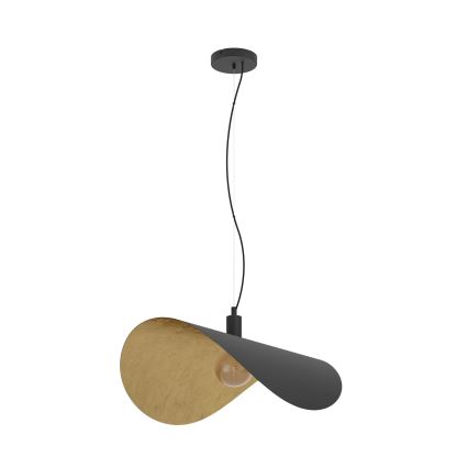 Eglo - Hängeleuchte 1xE27/40W/230V 80 cm schwarz/golden
