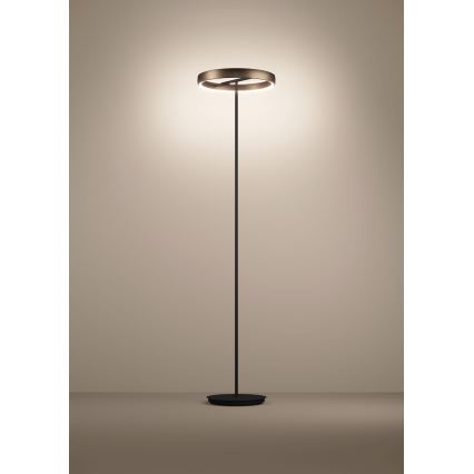 Eglo Stars of Light - Dimmbare LED-Stehlampe mit Bewegungsmelder 2xLED/19W/230V 2200-6500K braun