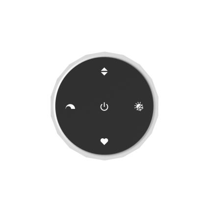 Eglo - dimmbare LED-Deckenleuchte LED/5,5W/230V + LED/1,6W 2200-6500K Hochglanzchrom + Fernbedienung