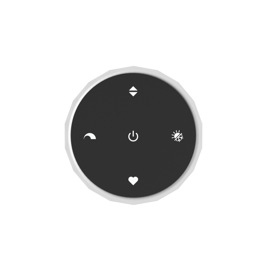 Eglo - dimmbare LED-Deckenleuchte LED/5,5W/230V + LED/1,6W 2200-6500K Hochglanzchrom + Fernbedienung