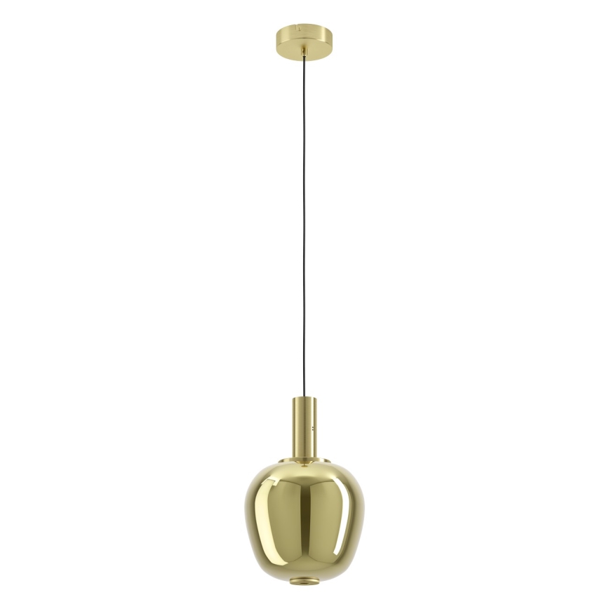 Eglo - dimmbarer LED-Pendelleuchter an Kabel LED/6W/230V + LED/1,6W 2200-6500K Ø 25 cm goldfarben