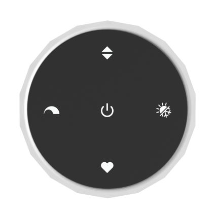 Eglo - LED dimmbares Pendel an Kabel 5xLED/5,8W/230V 2200-6500K schwarz/beige/rauchfarben + Fernbedienung