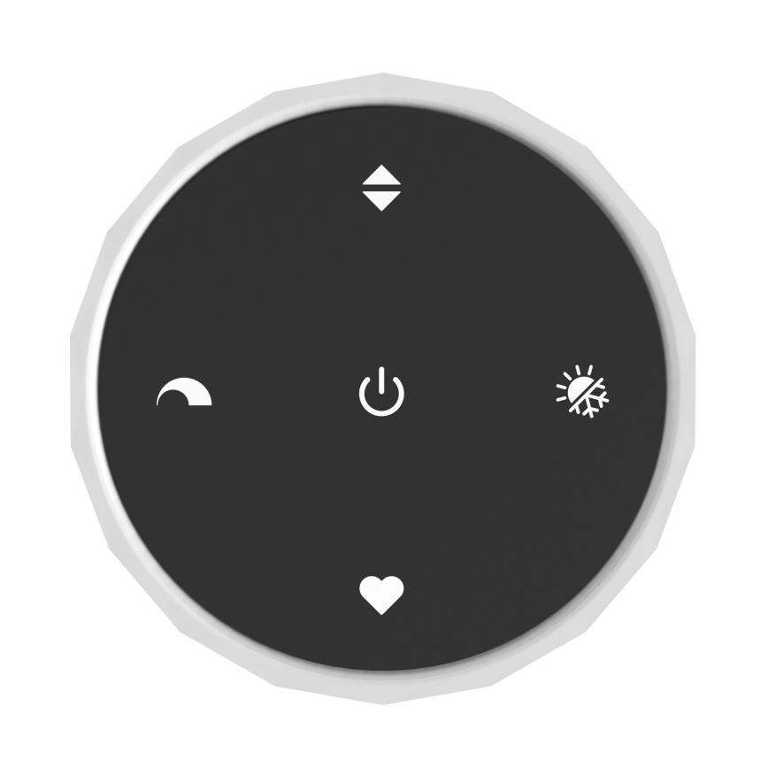 Eglo - LED dimmbares Pendel an Kabel 5xLED/5,8W/230V 2200-6500K schwarz/beige/rauchfarben + Fernbedienung