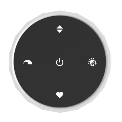 Eglo - LED dimmbare Hängeleuchte an Seil 8xLED/5,8W/230V 2200-6500K schwarz/beige/rauchfarben + Fernbedienung