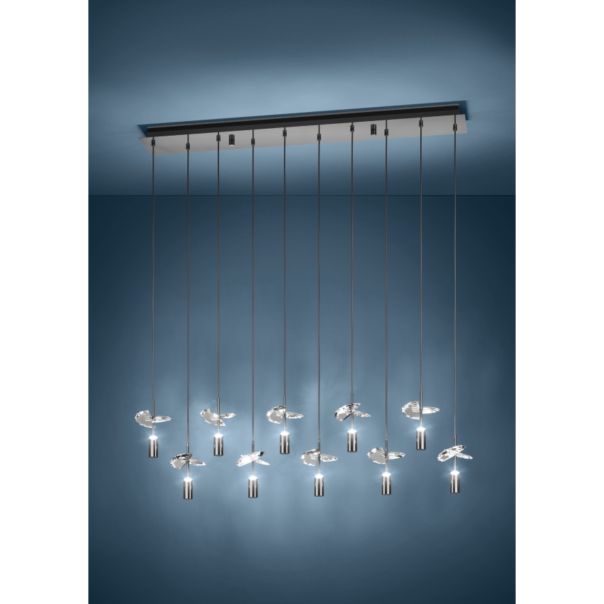 Eglo Stars of Light - LED-Pendelleuchte an Kabel 40xLED/2,6W/230V 2200/3000/4000K glänzender Chrom