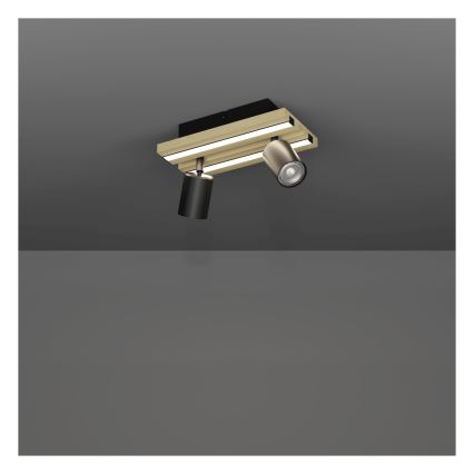 Eglo - LED-Deckenspot 2xLED/2,2W/230V + 2xLED/1,2W + 2xLED/2W beige/schwarz