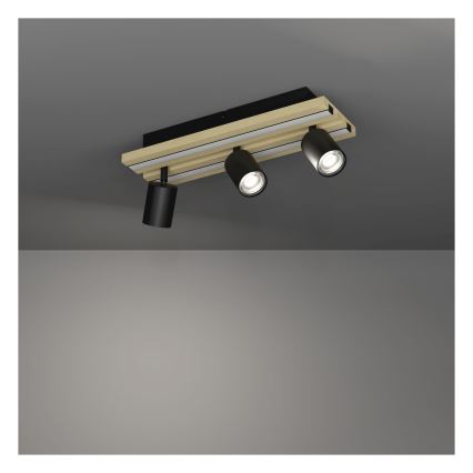 Eglo - LED-Deckenstrahler 3xLED/2,2W/230V + 2xLED/1,2W + 2xLED/2W beige/schwarz