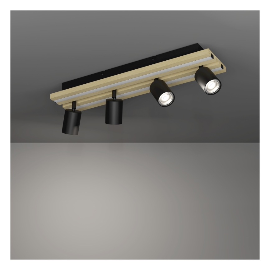 Eglo - LED-Spotleuchte 4xLED/2,2W/230V + 2xLED/1,2W + 2xLED/2W Beige/Schwarz